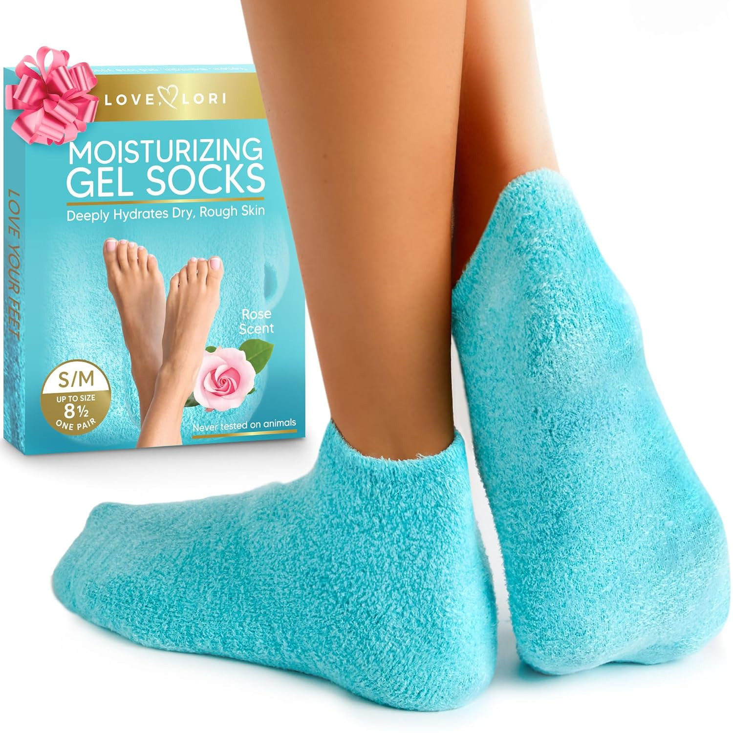 Amazon.com : Moisturizing Socks (Up to Size 8.5) - Mothers Day Gifts for Mom - Infused with Vitam... | Amazon (US)