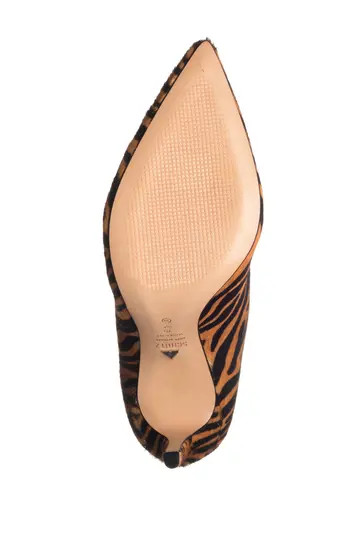 Maryana Zebra Print Leather Knee High Boot | Nordstrom Rack