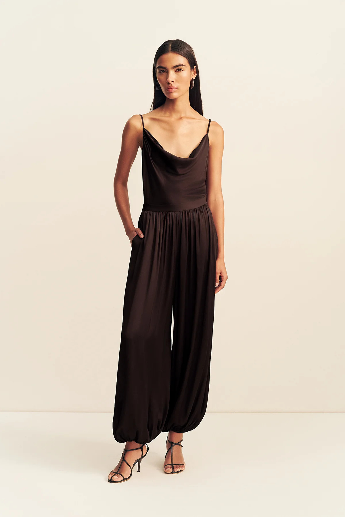 Agnes Harem Pant | Espresso | Pants | Shona Joy | Shona Joy