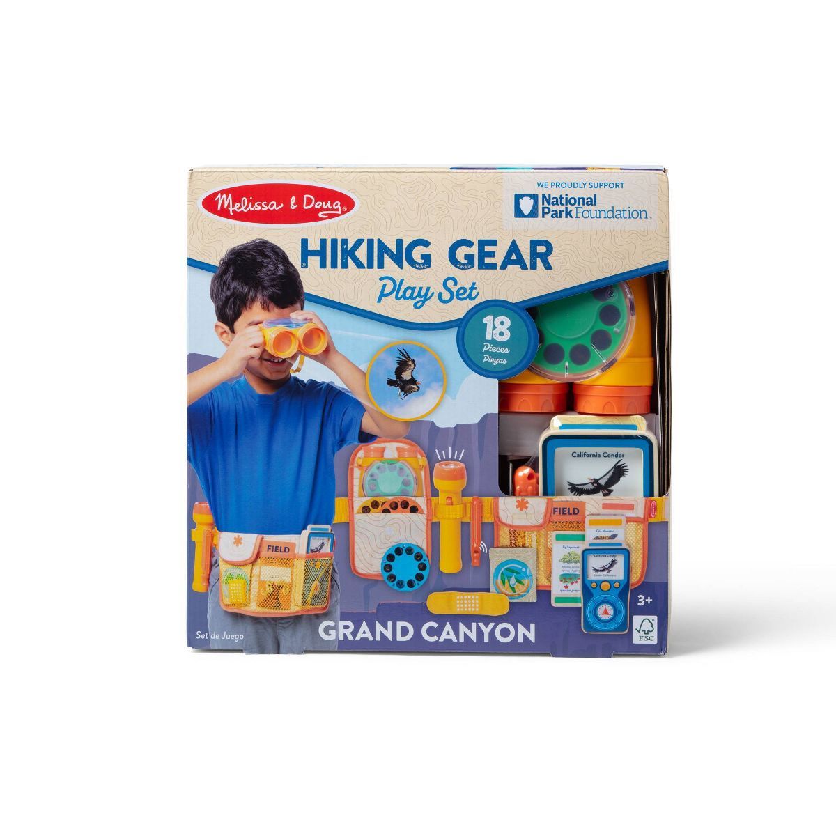 Melissa & Doug Grand Canyon National Park Hiking Gear Play Set with Photo Disk Viewer | Target