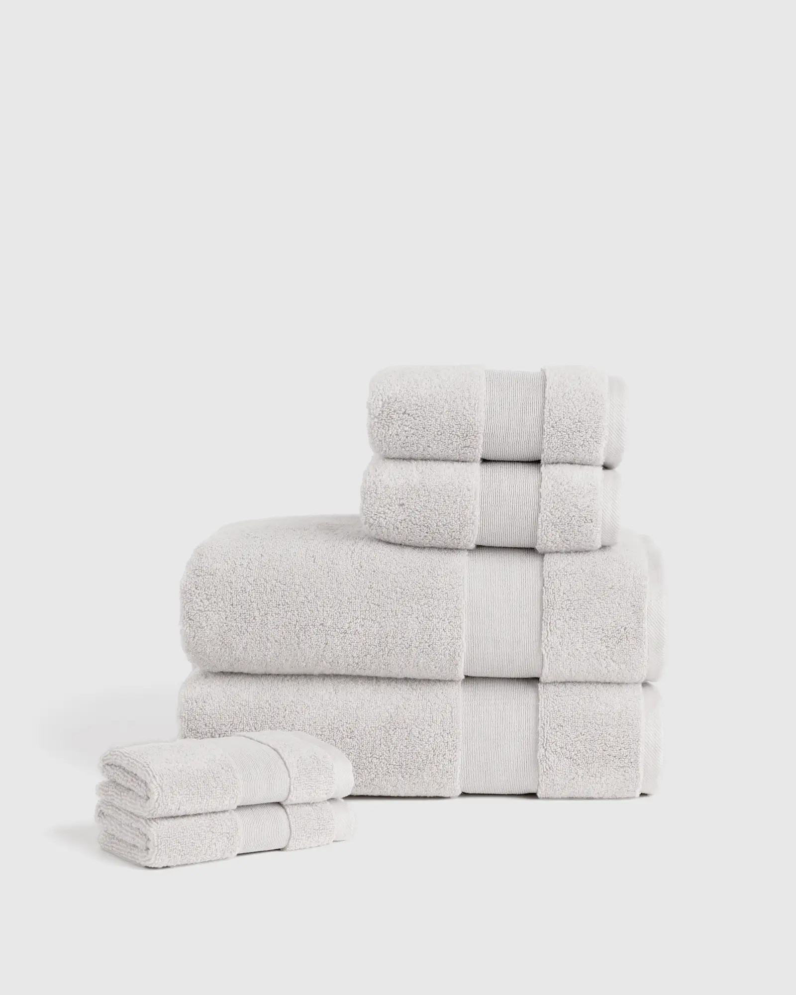 Turkish Classic Bath Towel Bundle in Silver | Quince
