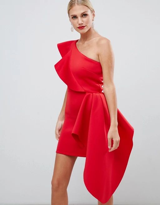 Search results for one shoulder red dress | ASOS US