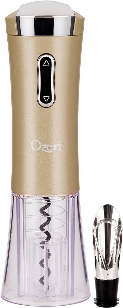 Ozeri Nouveaux II Electric Wine Opener with Foil Cutter, Wine Pourer and Stopper | Amazon (CA)