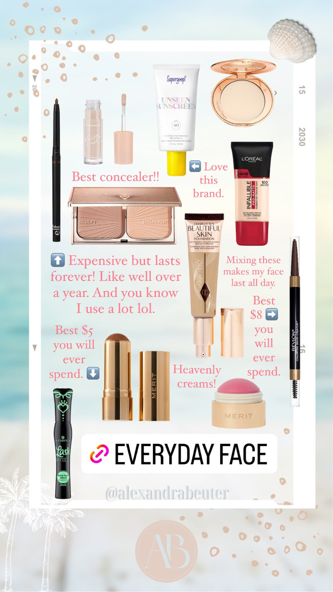 Everyday face. Full coverage but still light weight! Everyday makeup for domination skin. Best makeup. Favorite makeup. Makeup essentials. Sephora favorites. Drugstore favorites  

#LTKbeauty #LTKstyletip #LTKsalealert