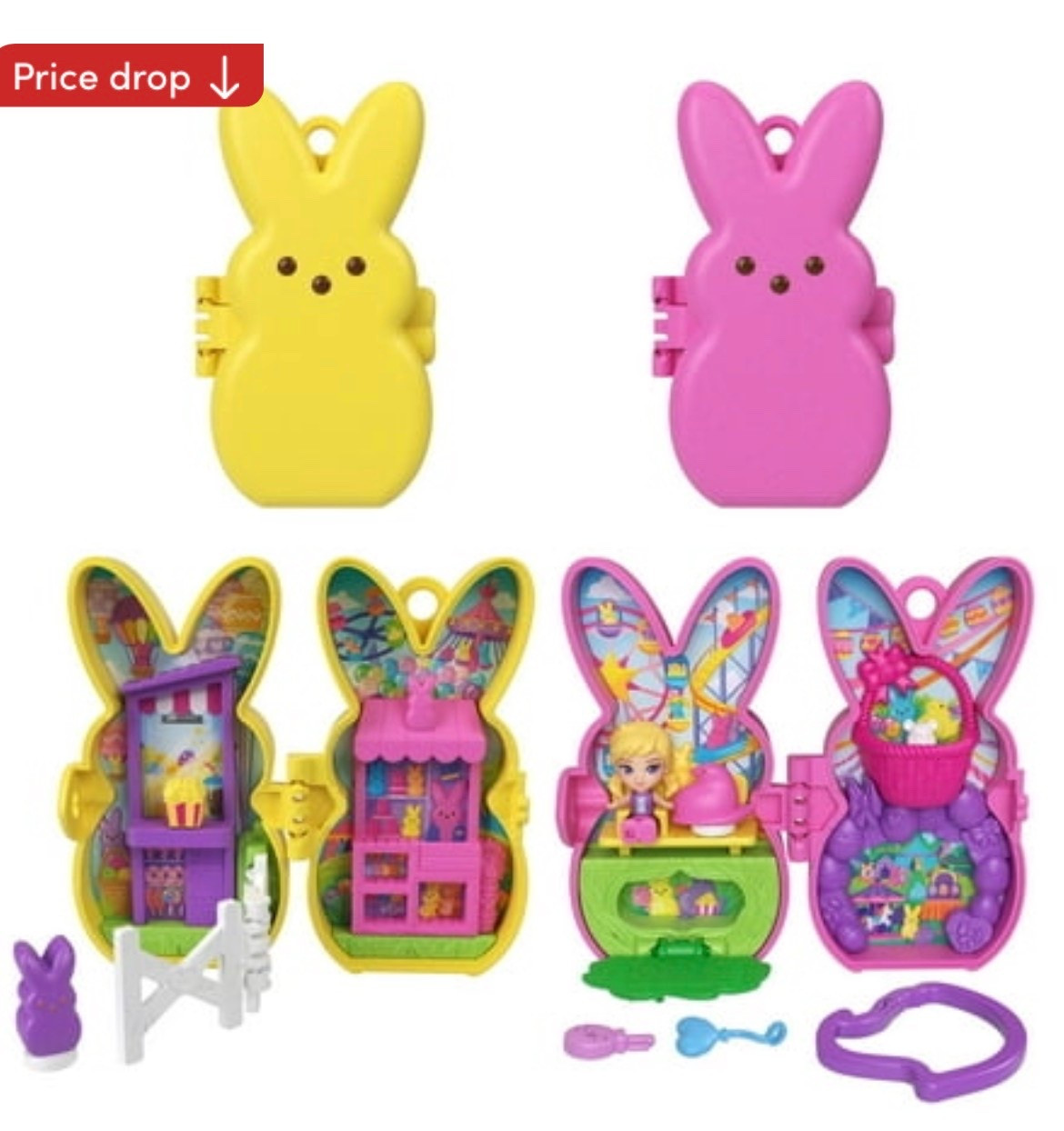 The Polly Pocket X Peeps set is on sale for under $10! Easter basket stuffer perfection  

#LTKSaleAlert #LTKmomlife #LTKKids