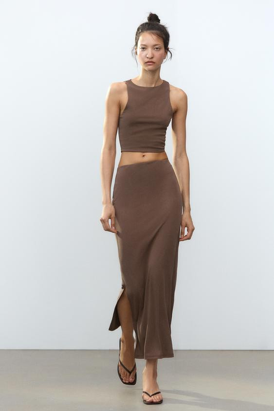 FLOWY CROP TOP | Zara US