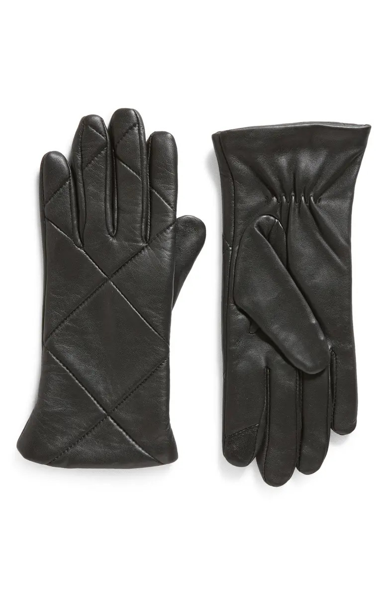 Quilted Leather Gloves | Nordstrom