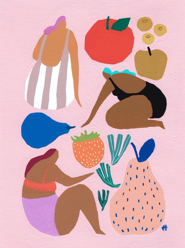 Pink Pear | Artfully Walls