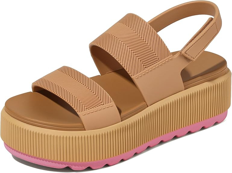 Lovee Cosee Platform Water Sandals for Women Chunky Wedge Lug Sole Comfortable Waterproof Summer ... | Amazon (US)