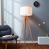 Versanora VN-L00007 Romanza Tripod Metal Legs LED Floor Lamp, White | Amazon (US)