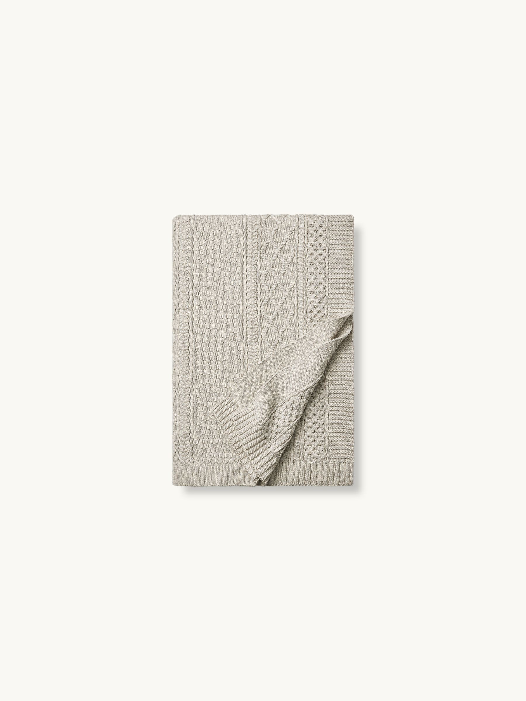 Aran Knit Bed Blanket | Boll & Branch