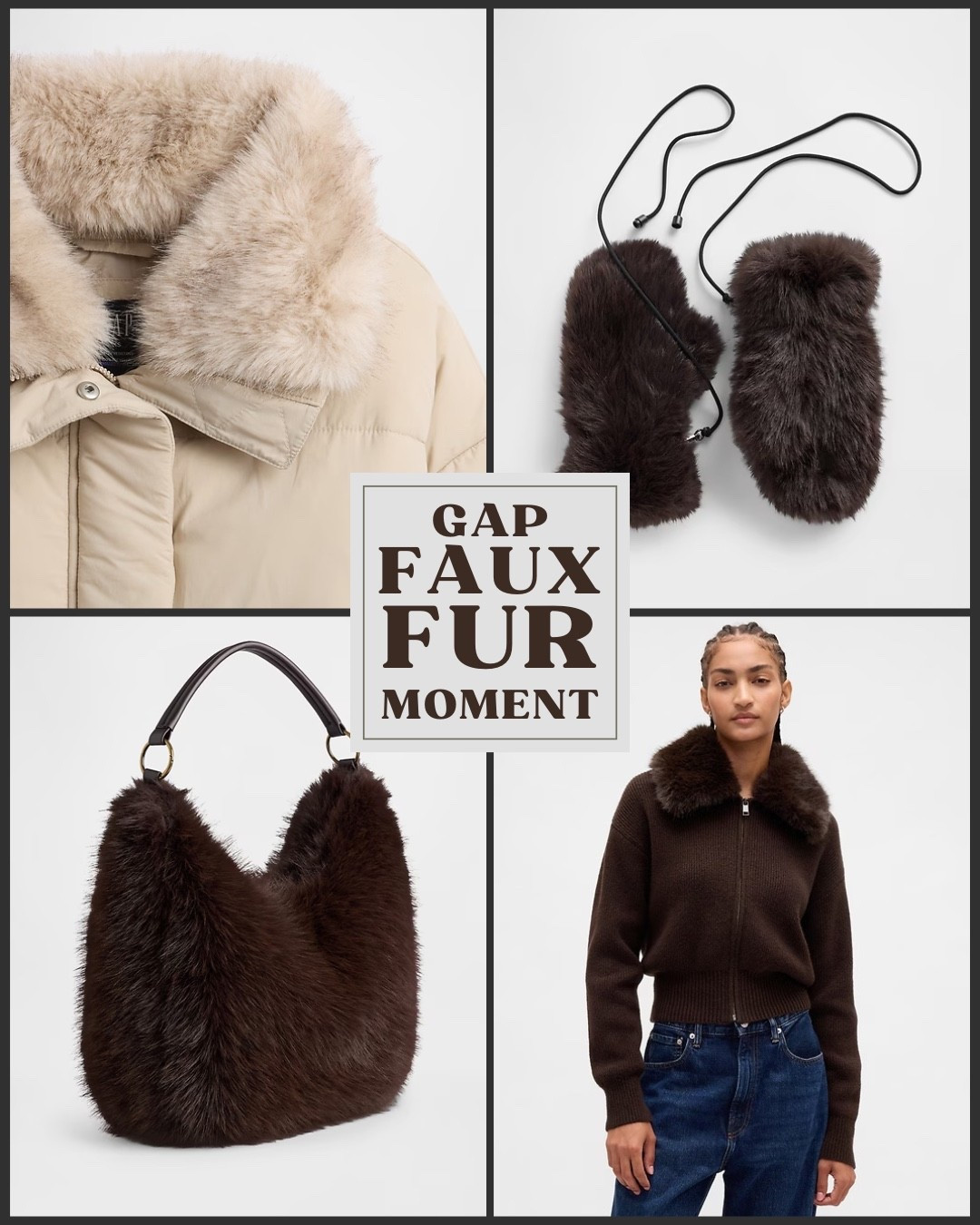 Faux fur is having a moment right now — and I’m loving these finds at Gap. Great prices, high-quality pieces, and that perfect touch of ‘90s nostalgia with the faux-fur trimmed collars 🖤
This puffer jacket is a standout (and it comes in tall sizes 🙌). Pair it with a few cozy accessories like these faux-fur mittens and the fur-lined skull cap — so cute, so chic, and so easy to style for fall.
Shop my favorites below 👇
#GapStyle #TallGirlStyle #FallFashion #LTKFinds #AffordableFashion #FauxFurTrend

#LTKTall #LTKStyleTip #LTKPlusSize