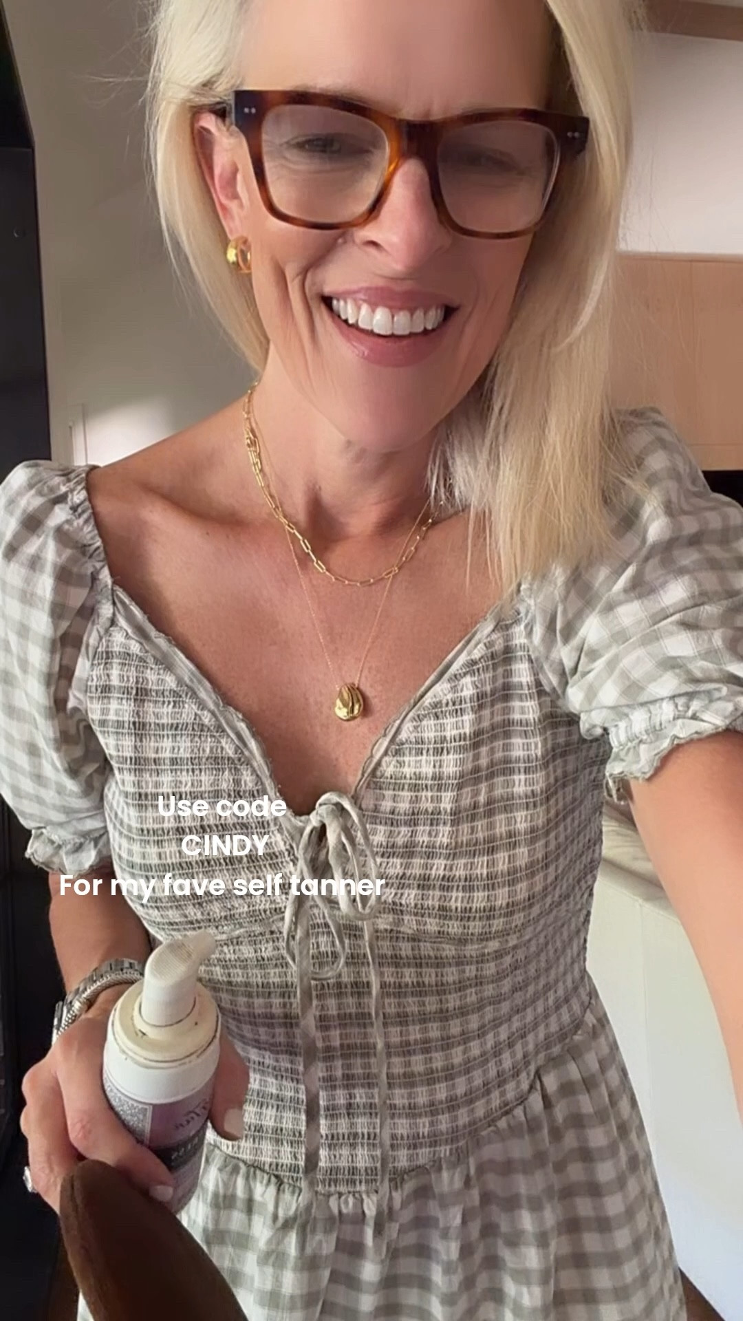 Use code CINDY
for a free deluxe mitt with your self tanner purchase! 

I use the express 2 hour dark 
And love

No offensive odor.  Works great!! 

@lovingtan-us 

#LTKSwim #LTKTravel #LTKOver40