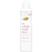 Dove Raspberry & Rose Whole Body Deodorant Spray 150ml | Boots.com