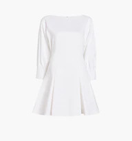 The Aveline Dress - White Cotton Sateen | Hill House Home US