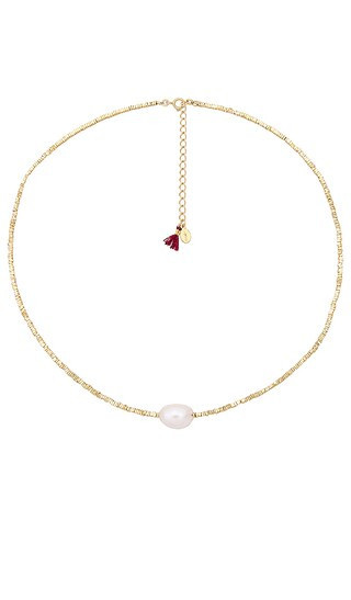 SHASHI Dasha Necklace in Metallic Gold. | Revolve Clothing (Global)