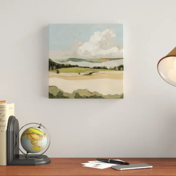 Cumulus Landscape II by Emma Scarvey - Wrapped Canvas Painting Print | Wayfair North America