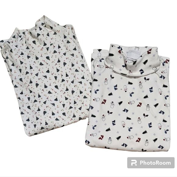 Woman's Set of 2 Christmas turtleneck tops Long Sleeves Sz. XL | Poshmark