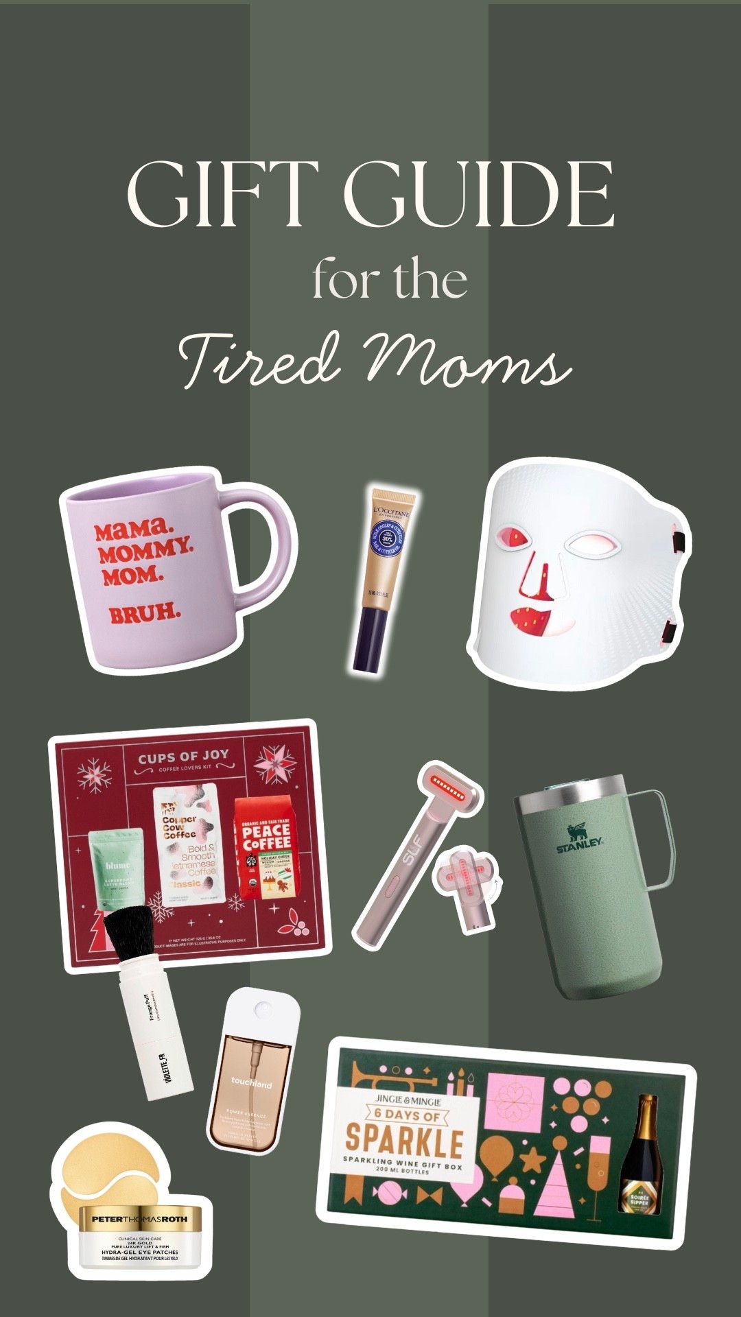“Mom's sleep: it's like regular sleep, but without the sleep." If this sounds familiar, she needs these gifts! Here are some gift ideas for  tired moms. 🎄☕️ #target #sephora #slfface #macys #stanley

#LTKmomlife #LTKGiftGuide #LTKHoliday