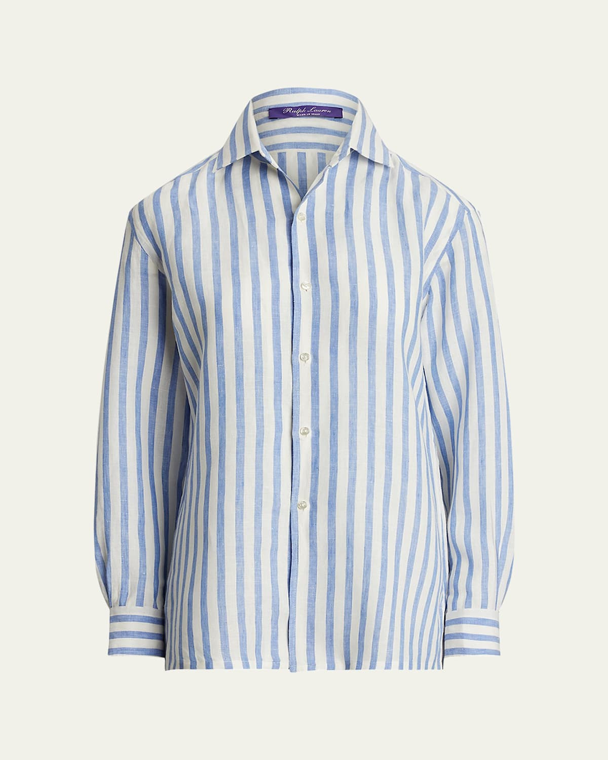 Capri Striped Linen Shirt | Bergdorf Goodman