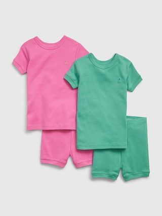 babyGap 100% Organic Cotton PJ Shorts Set (2-Pack) | Gap (US)