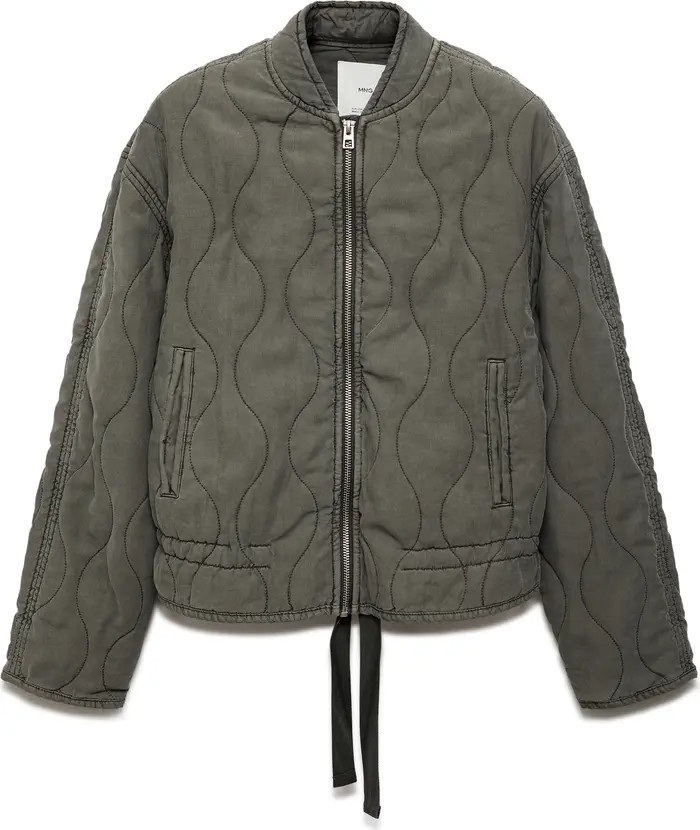 MANGO Quilted Pucket Jacket | Nordstrom | Nordstrom