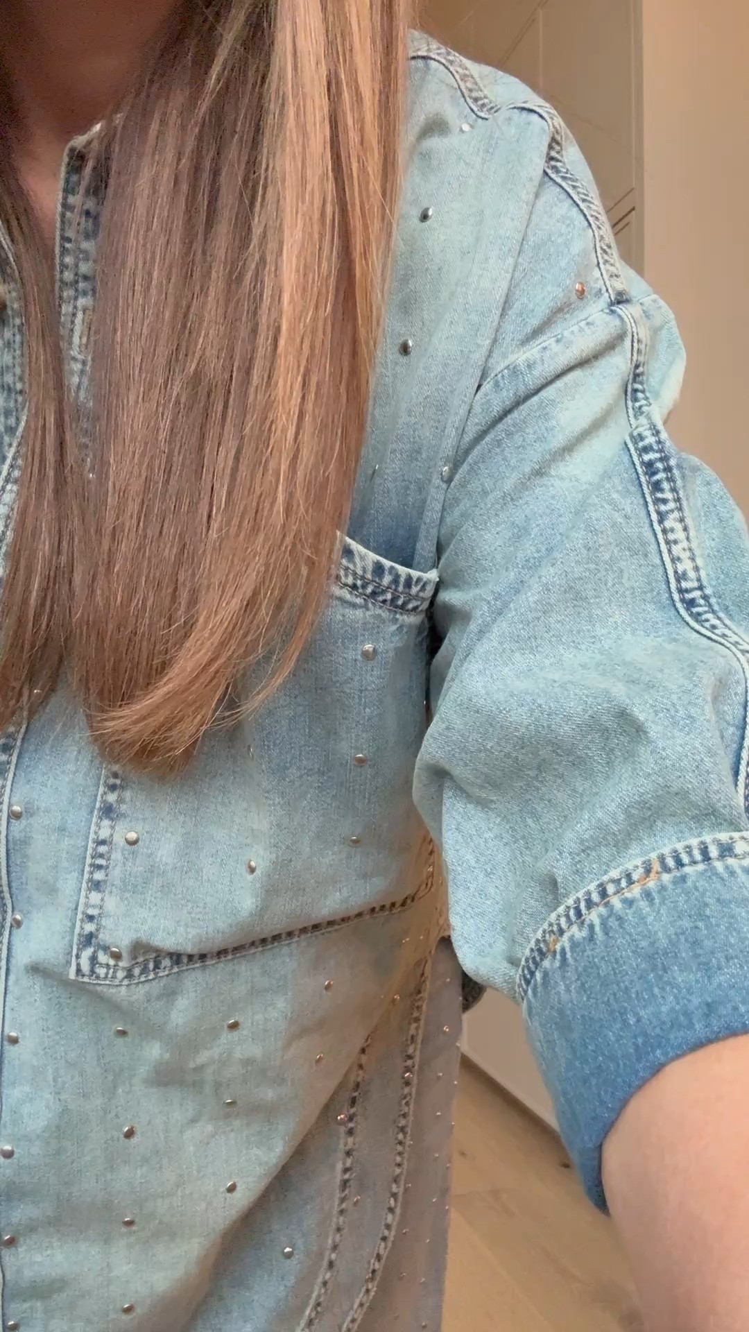 Small in top 
28 in pants 