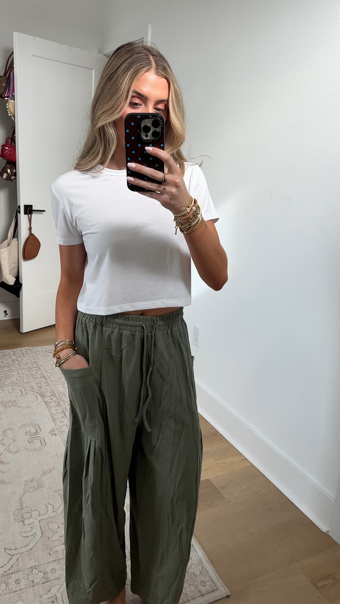 Amazon size small Athlisan Womens Wide Leg Pants Elastic Waist Baggy Palazzo Harem Pants with Pockets

#LTKootd #LTKSeasonal #LTKSaleAlert