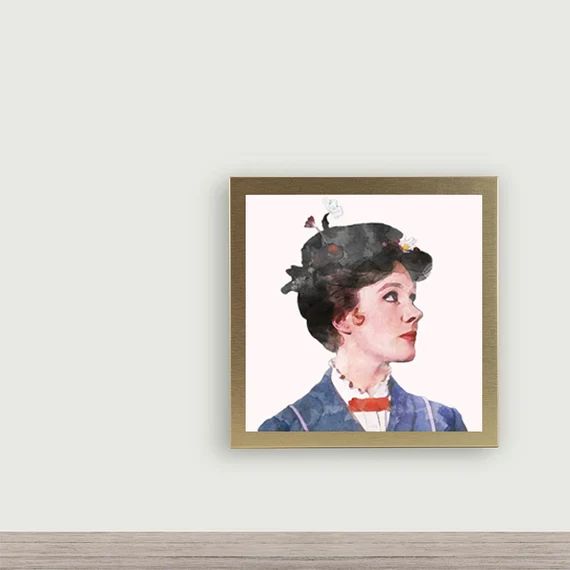 Mary Poppins- Julie Andrews- Watercolor Print | Etsy (US)