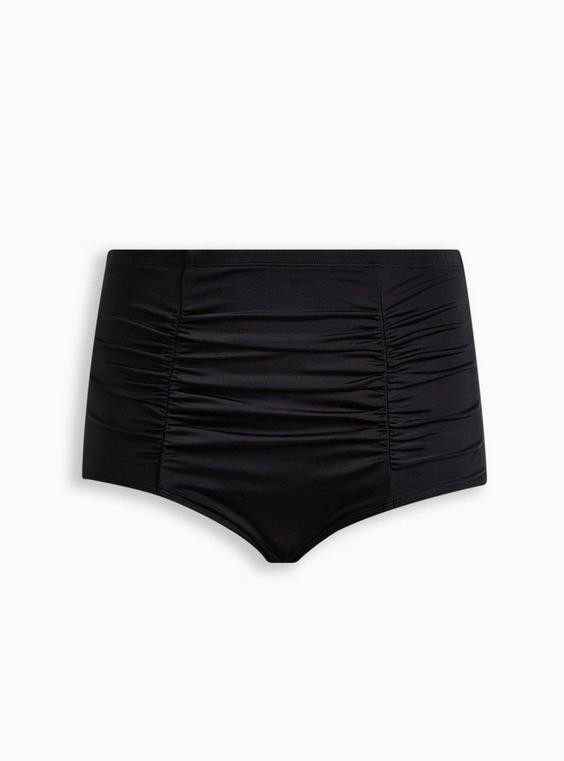 High Rise Ruched Swim Bottom | Torrid (US & Canada)
