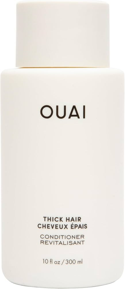 OUAI Thick Hair Conditioner - Moisturizing Conditioner for Dry, Frizzy Hair - Keratin, Marshmallo... | Amazon (US)