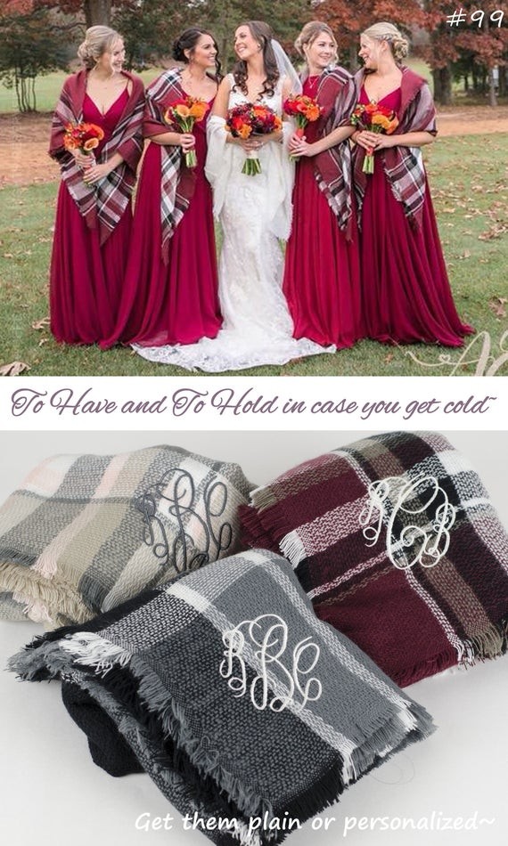 Blanket scarves best sale for bridesmaids