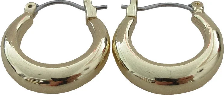 Time and Tru Women's Shrimp Hoop Small Earring | Walmart (US)