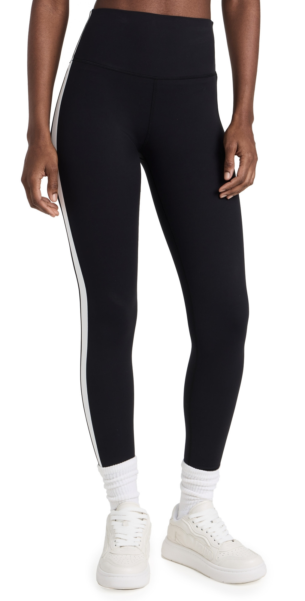 Splits59 Clare High Waist Rigor 7/8 Leggings Black/White XS | Shopbop