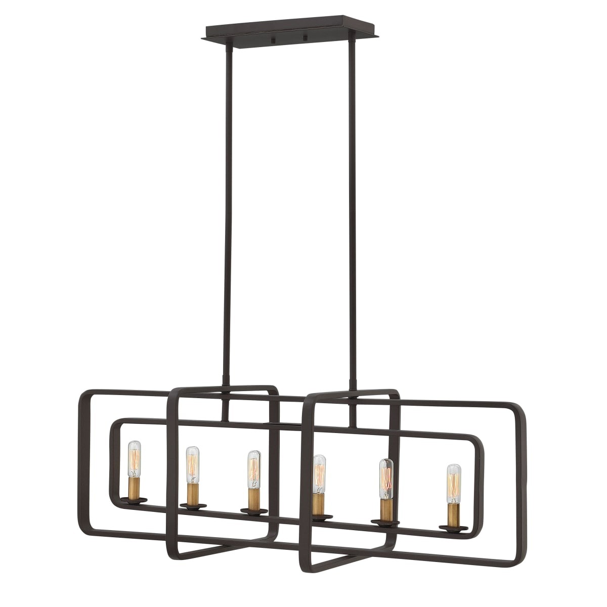 Hinkley Lighting 4815KZ Buckeye Bronze 6 Light Chandelier from the Quentin Collection | Build.com, Inc.