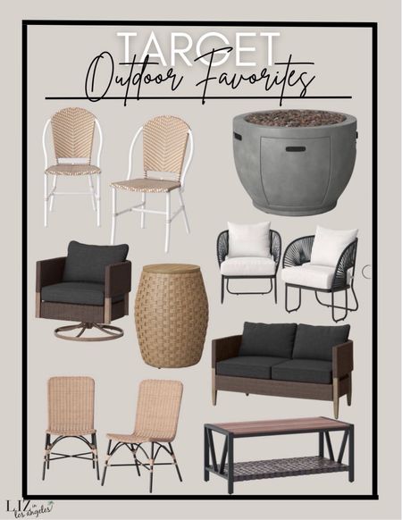 Target's outdoor furniture collection offers a plethora of stylish options to spruce up your patio. Transform your outdoor space into a cozy oasis with these fabulous finds. From comfy lounging chairs to elegant dining sets, there's something for every style and preference to enjoy the spring sunshine. 

#patiofurniture 

#LTKhome #LTKfamily