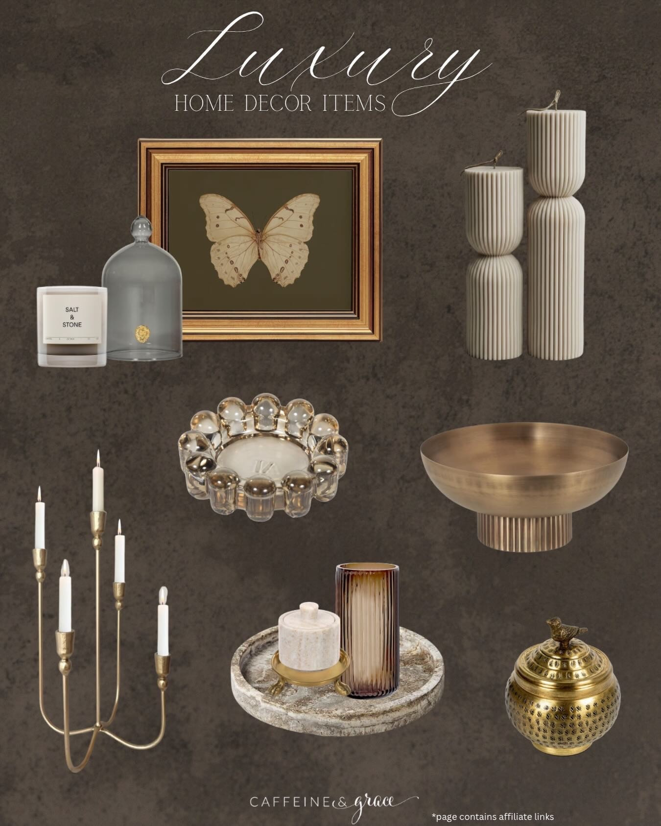 Luxury home decor items for less 🤍 You don’t need to spend a fortune to make your home feel elevated. I love mixing gold metals, fluted vases, marble trays, and soft candlelight to create that high-end, designer look without the price tag.
It’s all about layering textures and keeping a cohesive, neutral palette — that’s what really makes a space feel curated and expensive. These Amazon finds are some of my favorites for adding that luxe touch on a budget.
Save this for your next home refresh ✨
#amazonhome #luxeforless #homedecor #neutralhome #modernorganic