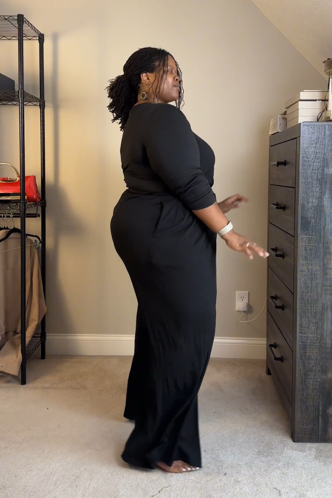 A lot of you have been asking about this chill black fit I wear at the beginning of most of my videos. I wear the pants from the lace set & pair it with the black crop top from this set. Enjoy! It’s so comfy! 

#LTKFindsUnder50 #LTKPlusSize