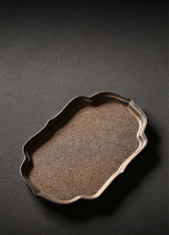 4 Shapes  Handmade Vintage Ceramic Tea Trays  Gilt Ceramic | Etsy | Etsy (US)