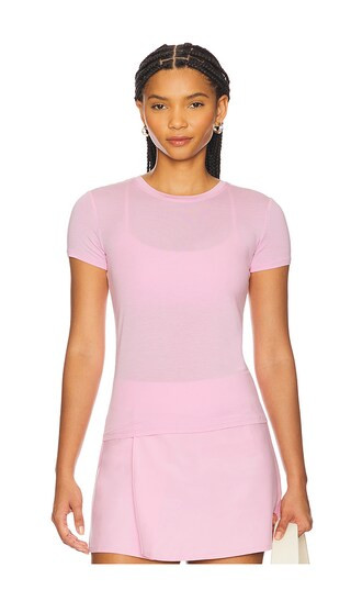 All Day Short Sleeve Top in Sweet Pink | Revolve Clothing (Global)