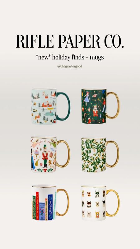 I got the book club one but I want them all 🥹☕️ #riflepaperco #holidaymugs #holiday2022 #christmasmug #deckthehalls #holidaykitchen 

#LTKHoliday #LTKSeasonal #LTKhome