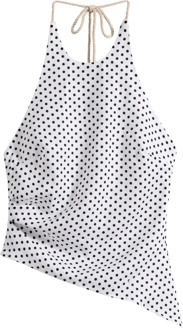 Reese Polka Dot Linen Top | Nordstrom
