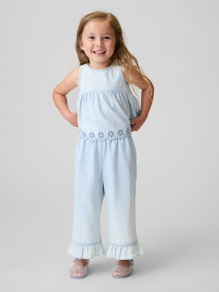 Baby & Toddler Eyelet Denim Outfit Set | Gap (US)