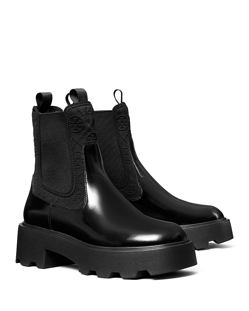 Tory Burch Women's T Monogram Stretch Chelsea Boots | Bloomingdale's (US)