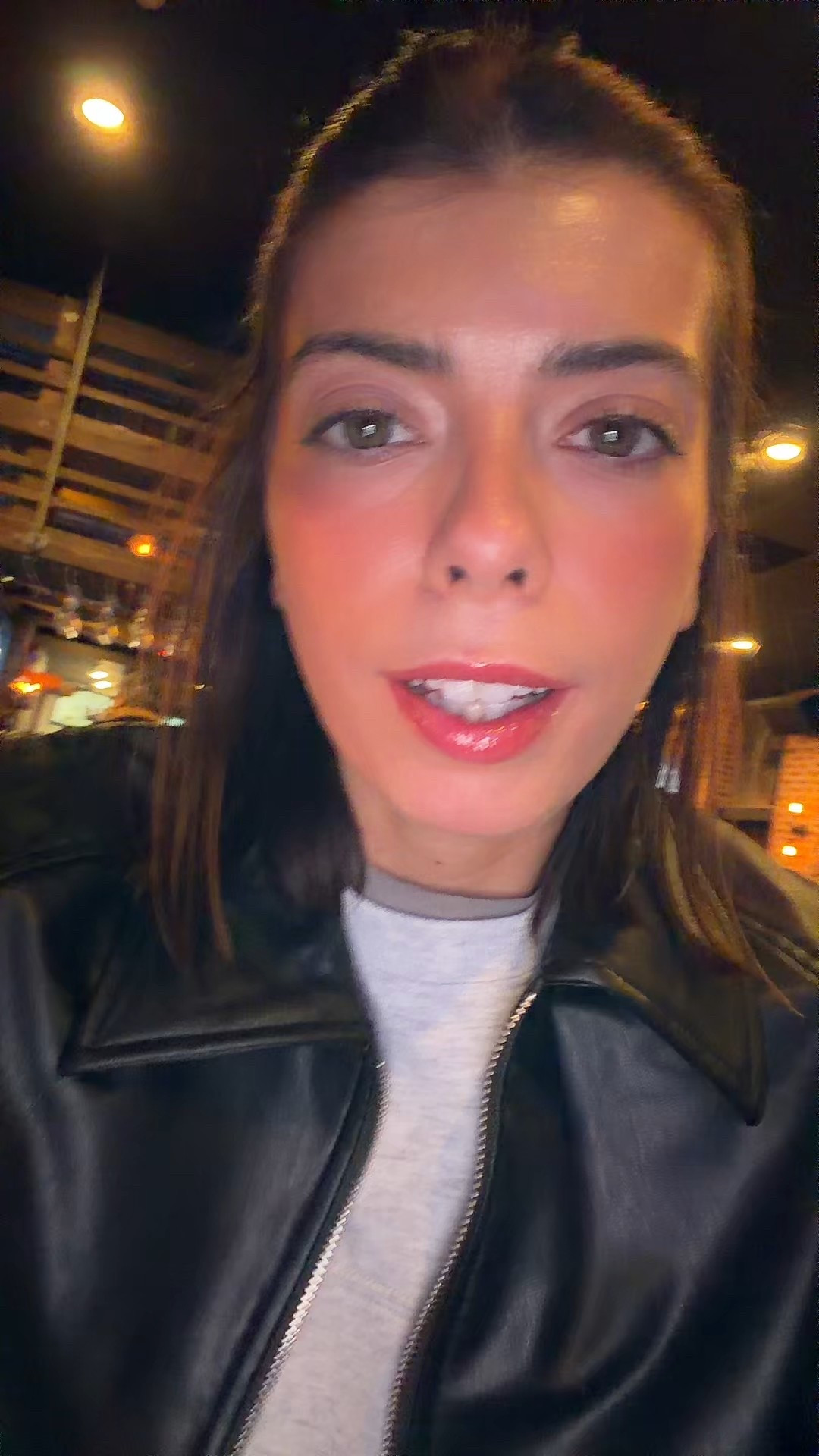 The comfiest leather jacket that I can’t stop wearing #target #targetfinds 