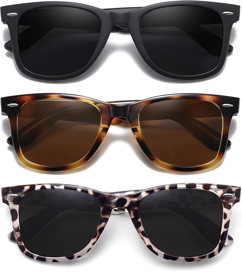 MEETSUN Retro Polarized Sunglasses for Women Men Classic Mirror Lens Driving Trendy Sun Glasses U... | Amazon (US)