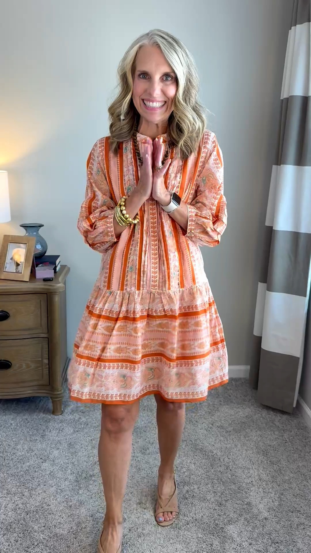 Wearing size small in this darling @Cleobella dress. Perfect now and into fall with boots and a denim jacket.

#LTKgrwm #LTKootd #LTKOver40