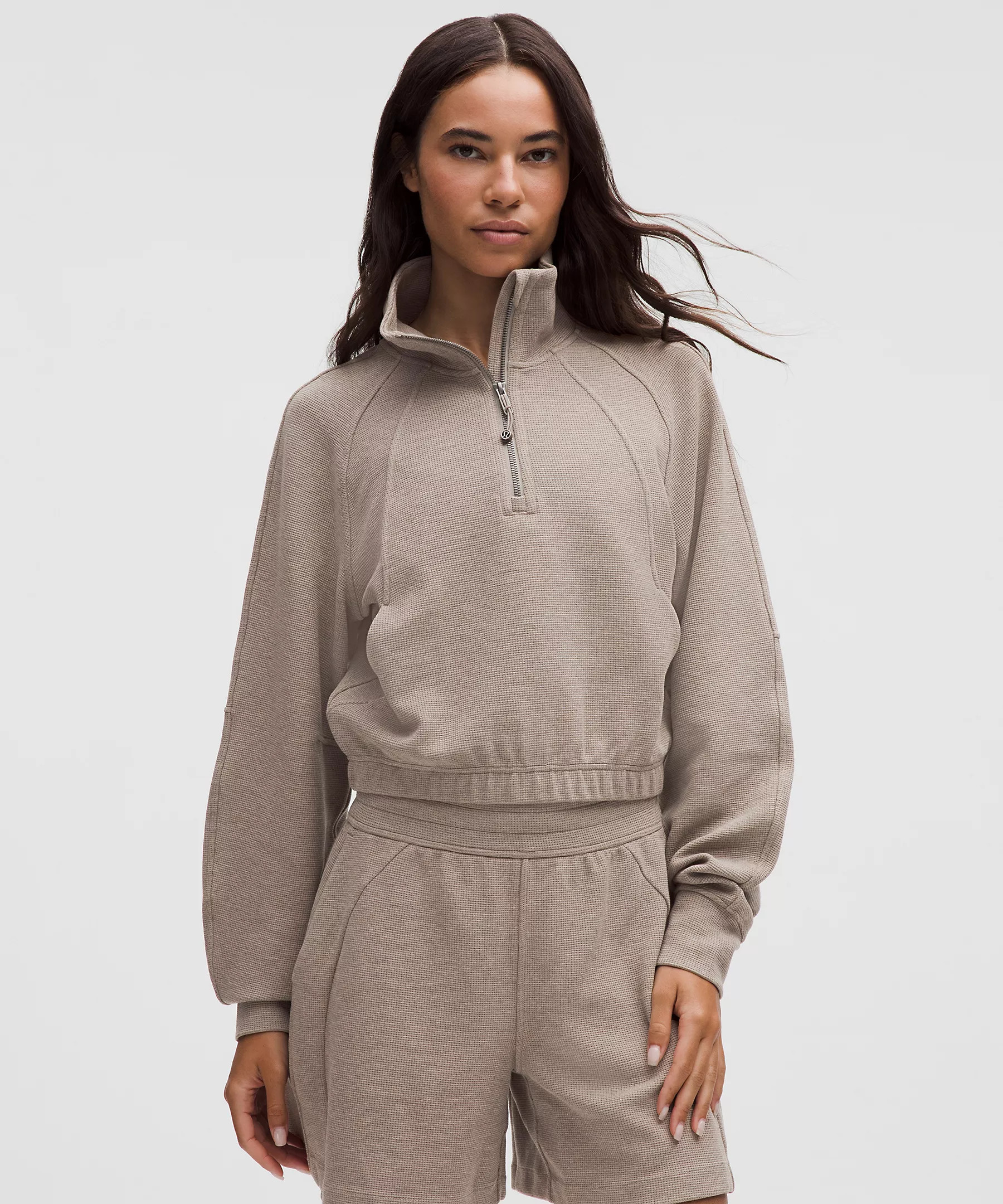 Scuba Cropped Funnel-Neck Half Zip | Lululemon (US)