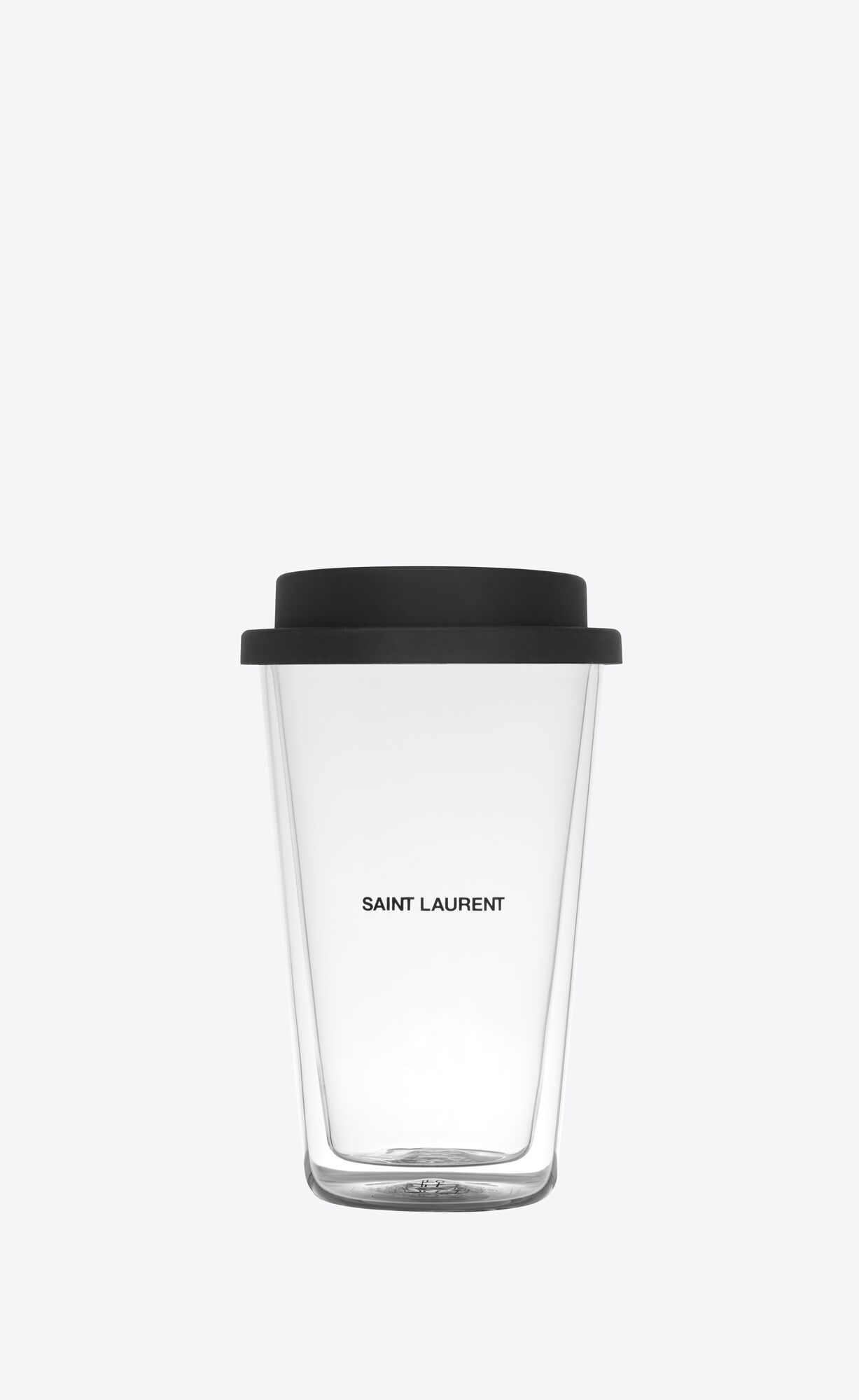 INSULATED COFFEE MUG WITH RUBBER LID. | Saint Laurent Inc. (Global)