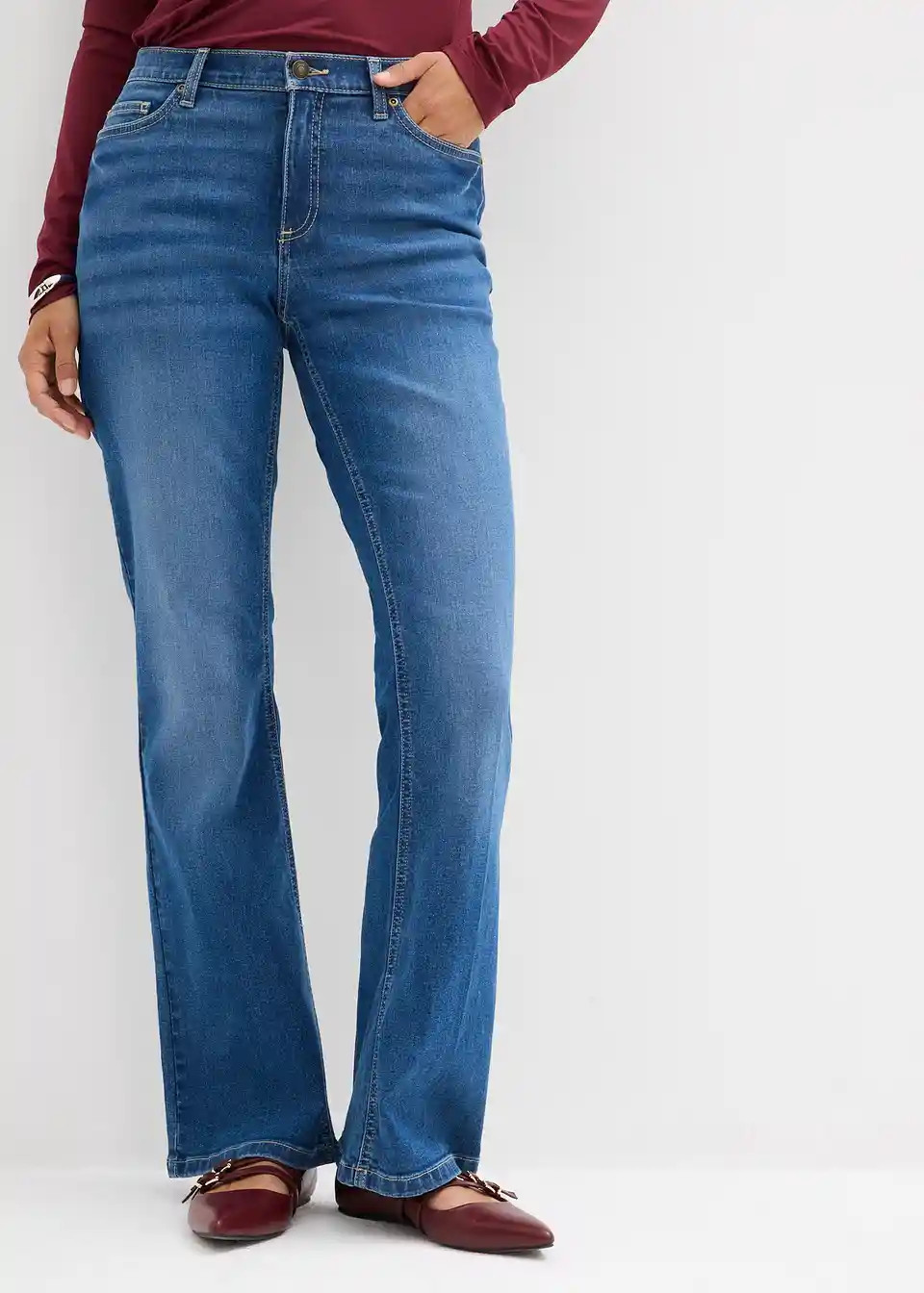 Bootcut-Jeans Mid Waist | Bonprix DE